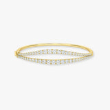 ROUND CUT 4.76 CARAT DIAMOND FANCY BANGLE