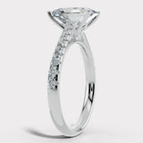 "Raya" Oval Diamond Scallop Set Diamond Band DSOC02 HEERA DIAMONDS