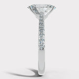 "Raya" Oval Diamond Scallop Set Diamond Band DSOC02 HEERA DIAMONDS