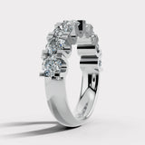 "Resie" Claw Set 2.5ct Diamond Round Shaped  Eternity Ring