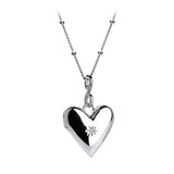 Romantic Small Heart Locket Hot Diamonds