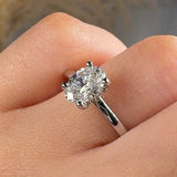 "Rossetti" 1.02 Carat Oval Cut Solitaire Engagement Ring HLR646 HEERA DIAMONDS