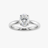 "Rossetti" 1.02 Carat Oval Cut Solitaire Lab Grown Diamond Engagement Ring HLR646