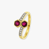 Round Brilliant Cluster Ring