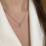 Round Brilliant Cut Solitaire Diamond Pendant With 18 Inches Chain PCC4B HEERA DIAMONDS