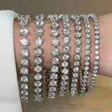 Round Brilliant Diamond 3 Prong Bracelet BR45512 - HEERA DIAMONDS