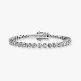 Round Brilliant Diamond 3 Prong Bracelet BRT2D