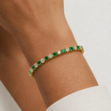 Round Brilliant Diamond 4 Claw Bracelet BRDE45345