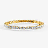 Round Brilliant Diamond 4 Prong Tennis Bracelet BR45345 HEERA DIAMONDS