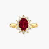 Ruby Cluster Ring