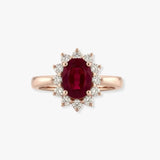 Ruby Cluster Ring