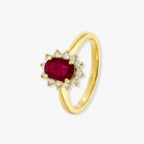 Ruby Cluster Ring