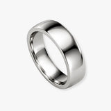 SOFT COURT POLISHED WEDDING RING IN 5MM WIDTH