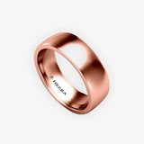 SOFT COURT POLISHED WEDDING RING IN 6MM WIDTH HEERA WEDDS
