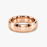 SOFT COURT POLISHED WEDDING RING IN 7MM