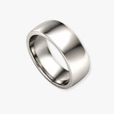 SOFT COURT POLISHED WEDDING RING IN 7MM