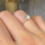 "Seranova" 0.51 Carat Round Cut Natural Diamond Solitaire Engagement Ring MDR3850