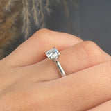 "Serelle" 0.51 Carat Round Cut Natural Diamond Solitaire Engagement Ring MDC392