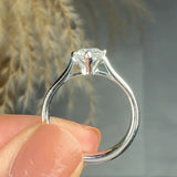 "Serenique" 0.66 Carat Round Cut Natural Diamond Solitaire Engagement Ring MDC577