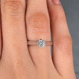 "Solastra" 0.41 Carat Round Cut Natural Diamond Solitaire Engagement Ring MDR3675