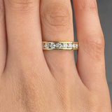 "Solenne" 1.60 Carat Round Cut Natural Diamond Full Eternity Ring MDR4352