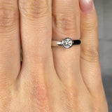"Sovelle" 0.35 Carat Round Cut Natural Diamond Solitaire Engagement Ring MDC1107