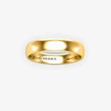 TRADITIONAL COURT POLISHED WEDDING RING IN 4MM WIDTH HEERA WEDDS