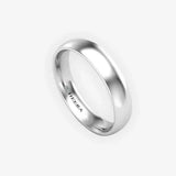 TRADITIONAL COURT POLISHED WEDDING RING IN 4MM WIDTH HEERA WEDDS