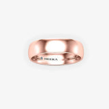 TRADITIONAL COURT POLISHED WEDDING RING IN 5MM WIDTH HEERA WEDDS