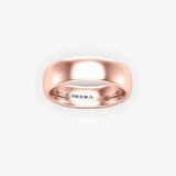 TRADITIONAL COURT POLISHED WEDDING RING IN 6MM WIDTH HEERA WEDDS