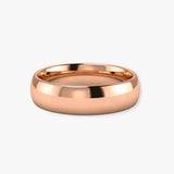 TRADITIONAL COURT POLISHED WEDDING RING IN 6MM WIDTH
