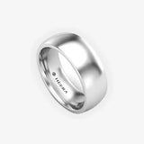TRADITIONAL COURT POLISHED WEDDING RING IN 7MM WIDTH HEERA WEDDS