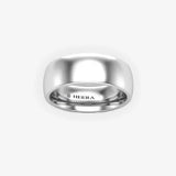 TRADITIONAL COURT POLISHED WEDDING RING IN 7MM WIDTH HEERA WEDDS