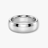 TRADITIONAL COURT POLISHED WEDDING RING IN 8MM WIDTH