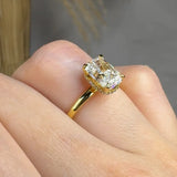 "Vail" 2 Carat Radiant Cut Solitaire Lab Grown Diamond Engagement Ring HLR561