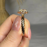 "Valissea" 2.21 Carat Round Cut Lab Grown Diamond Engagement Ring HLR481 HEERA DIAMONDS