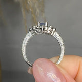 "Valyss" Tanzanite 0.70 Carat Oval Cut Diamond Engagement Ring RAM801R HEERA DIAMONDS