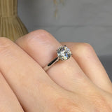 "Varen" 1.01 Carat Round Cut Lab Grown Solitaire Diamond Engagement Ring HLR391