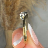 "Varessa" 0.33 Carat Round Cut Natural Diamond Trilogy Engagement Ring MDR4273