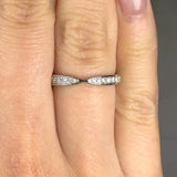"Vel" 0.1 Carat Lab Grown Natural Diamond Half Eternity Ring HR1918 HEERA DIAMONDS