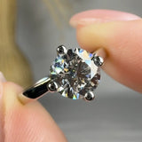 "Velan" 1.08 Carat Round Cut Lab Grown Solitaire Diamond Engagement Ring HLR482