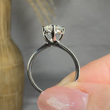 "Velan" 1.08 Carat Round Cut Lab Grown Solitaire Diamond Engagement Ring HLR482