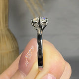 "Velan" 1.08 Carat Round Cut Lab Grown Solitaire Diamond Engagement Ring HLR482