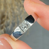 "Velique" 0.48 Carat Princess Cut Natural Diamond Solitaire Engagement Ring MDR3277