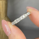 "Velmora" 1.46 Carat Round Cut Natural Diamond Eternity Ring MDR4434