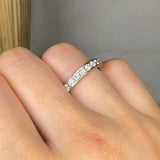 "Velmora" 1.46 Carat Round Cut Natural Diamond Eternity Ring MDR4434