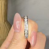 "Velmora" 1.46 Carat Round Cut Natural Diamond Eternity Ring MDR4434