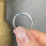 "Veloria" 0.53 Carat Princess Cut Natural Diamond Half Eternity Ring MDR3849