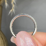 "Veloura" 0.79 Carat Round Cut Natural Diamond Half Eternity Rings MDR377 HEERA DIAMONDS