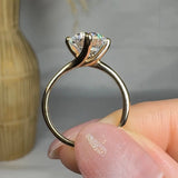 "Venoya" 2 Carat Round Cut Solitaire Diamond Engagement Ring HLR494 HEERA DIAMONDS